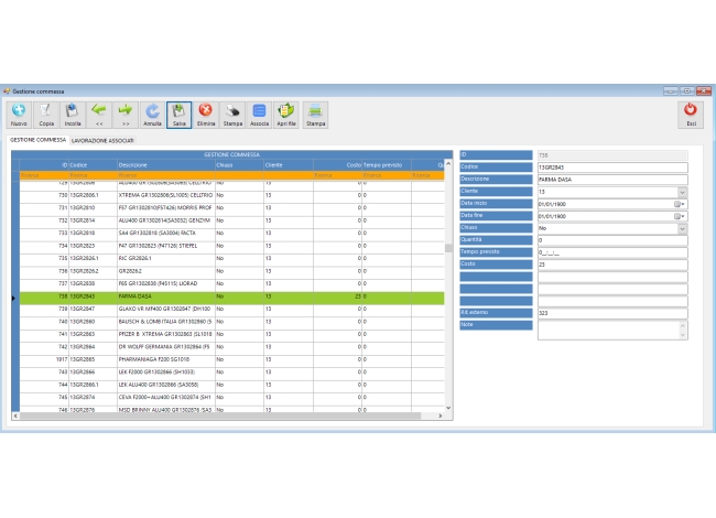 GestproM: Software Commesse